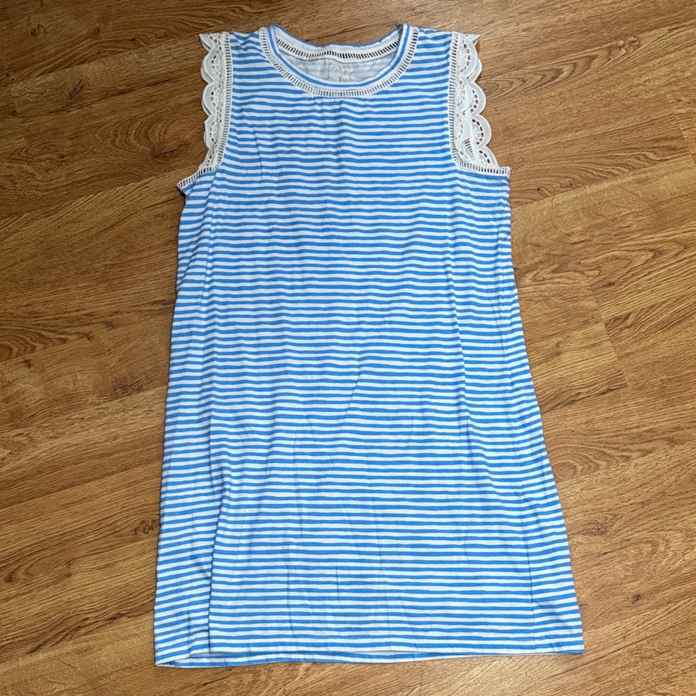 Lilly Pulitzer Blue and White Striped Womens Dress